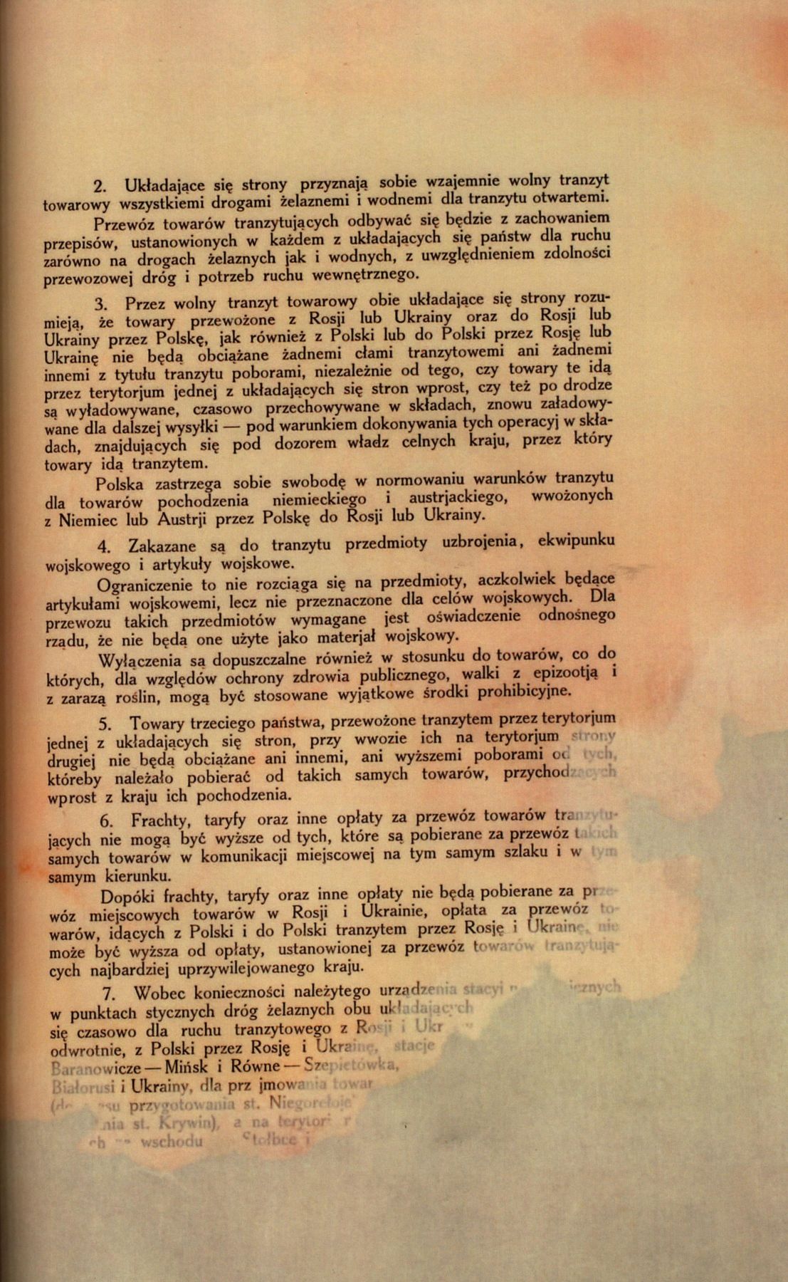 Traktat Pokoju między Polską a Rosją i Ukrainą podpisany w Rydze dnia 18 marca 1921 roku, s. 21, MSZ, sygn. 6739.