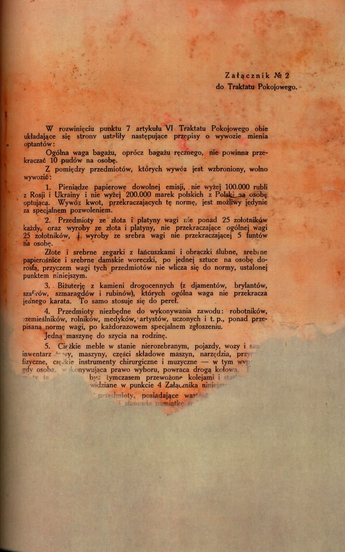 Traktat Pokoju między Polską a Rosją i Ukrainą podpisany w Rydze dnia 18 marca 1921 roku, s. 24, MSZ, sygn. 6739.