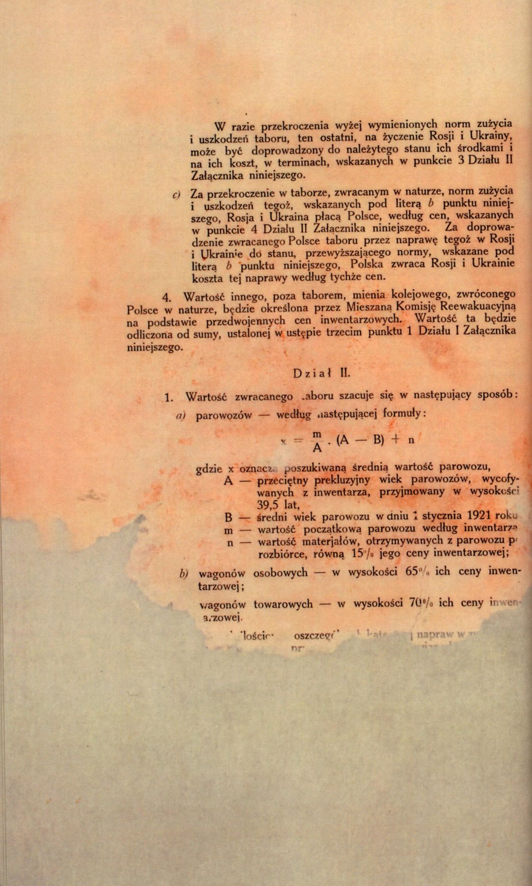 Traktat Pokoju między Polską a Rosją i Ukrainą podpisany w Rydze dnia 18 marca 1921 roku, s. 29, MSZ, sygn. 6739.